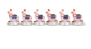 Set de 6 Bougies Lama