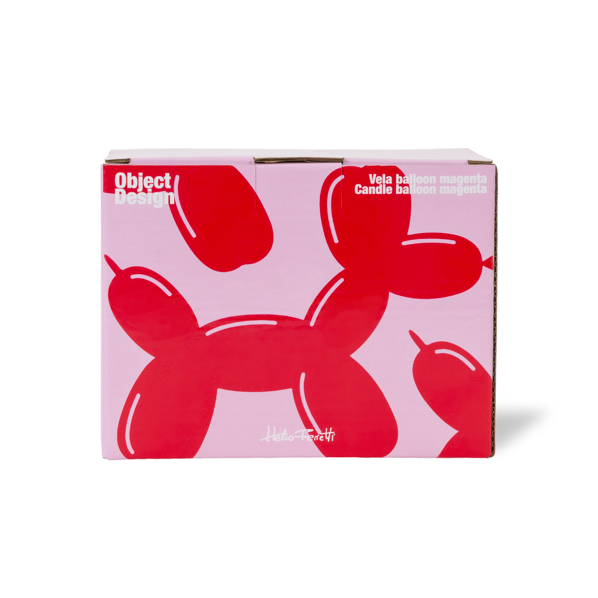 Bougie Chien Ballon Magenta – Image 3
