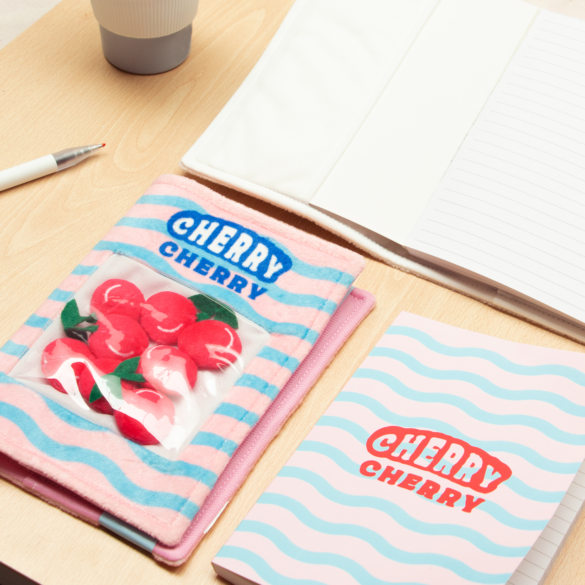 Carnet Cerise en Velboa Rose – Douceur & Style – Image 4