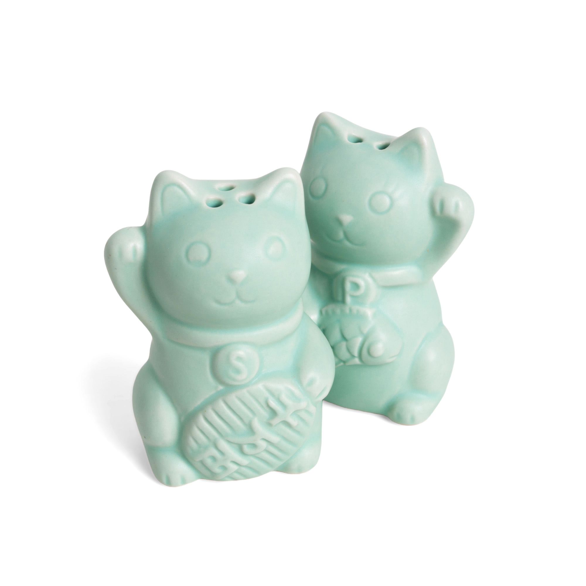 Salière et Poivrière Chat Porte-Bonheur – Image 2