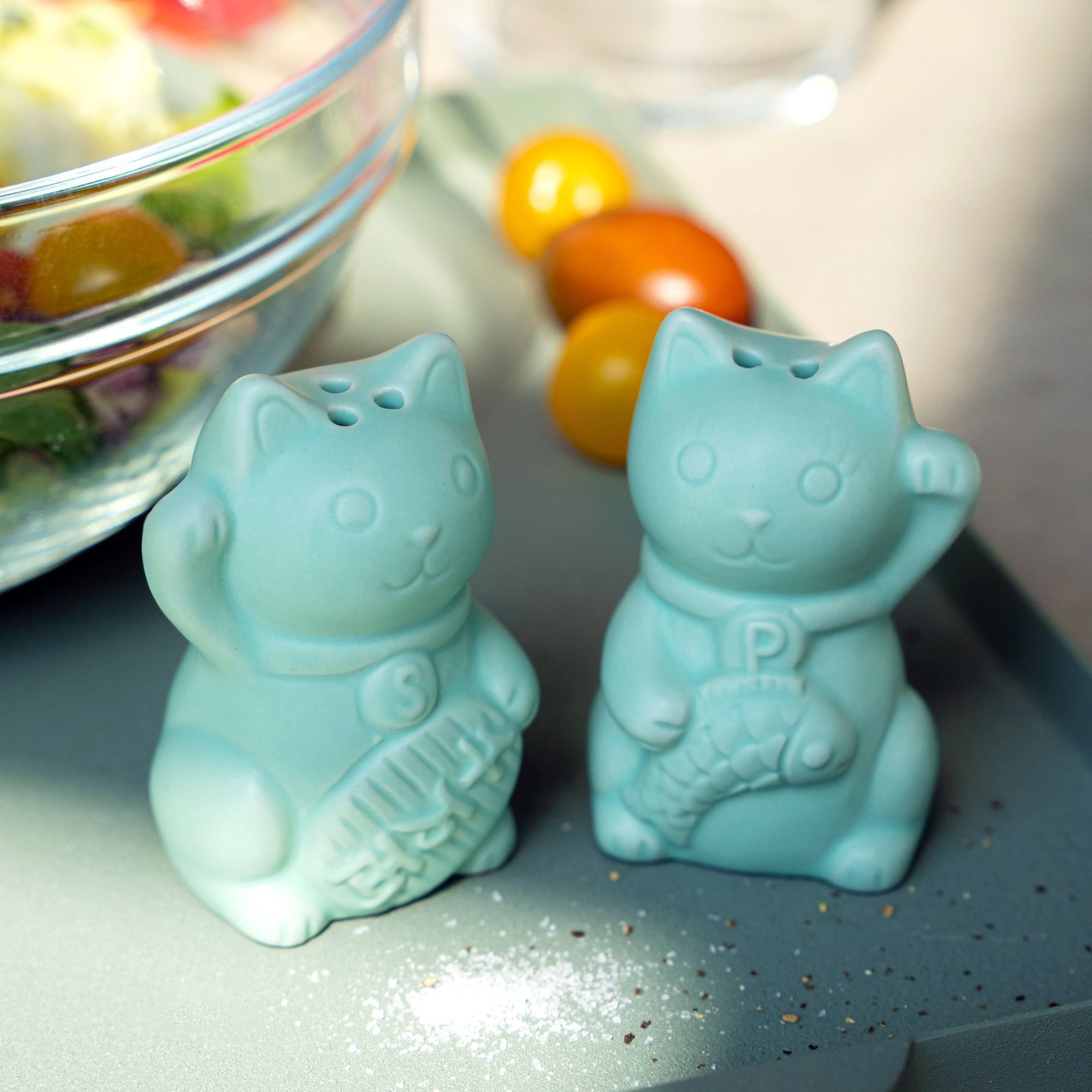 Salière et Poivrière Chat Porte-Bonheur – Image 4