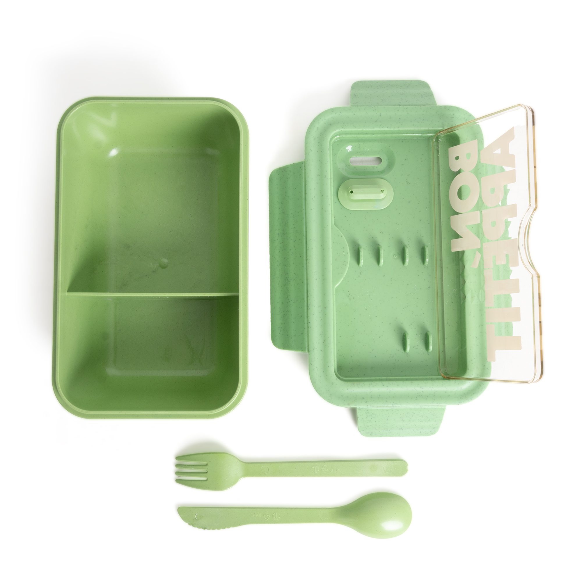 Lunch Box "Bon Appétit" – Verte – 1100 ml – Image 2