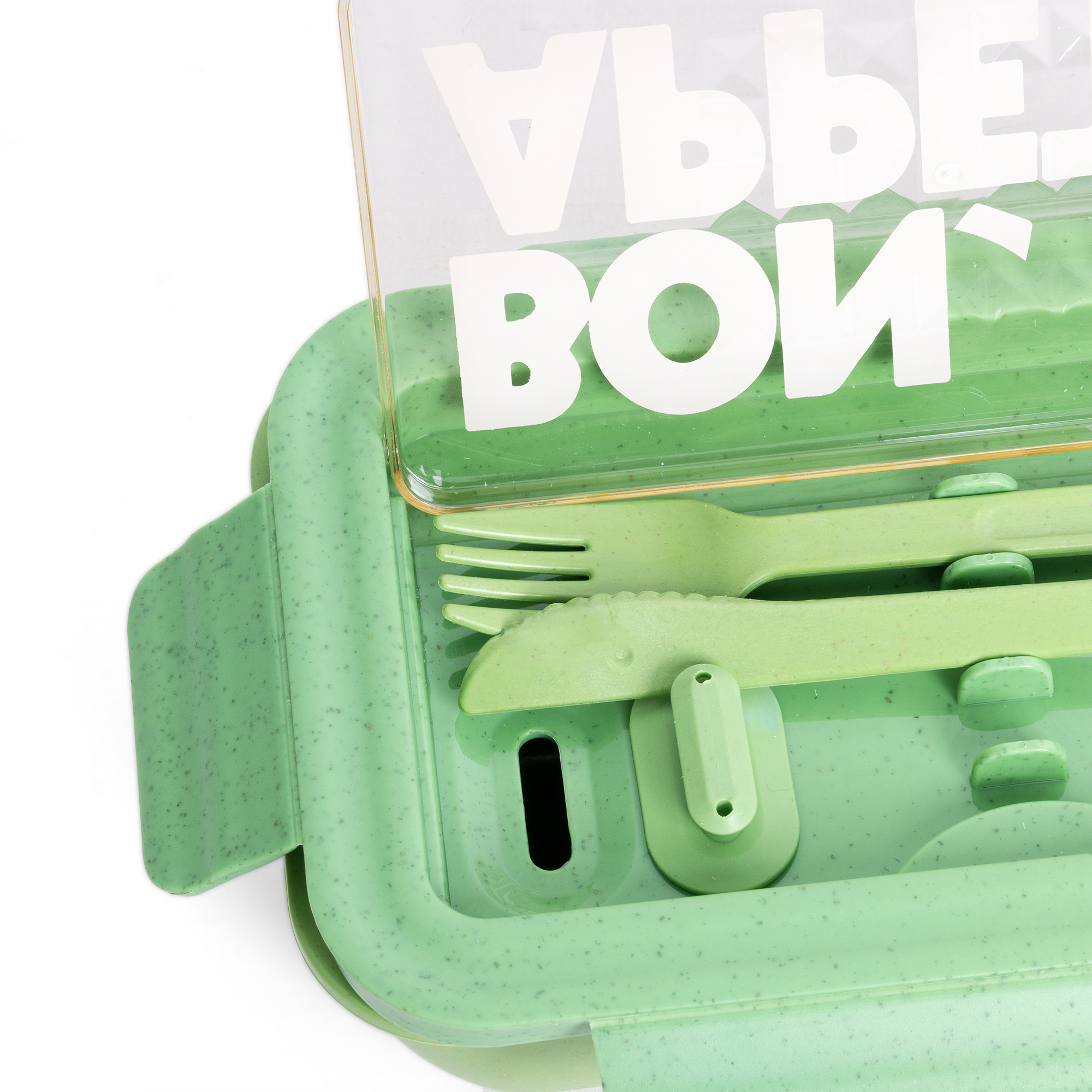 Lunch Box "Bon Appétit" – Verte – 1100 ml – Image 3