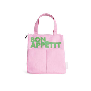 Sac Isotherme "Bon Appétit" – Rose