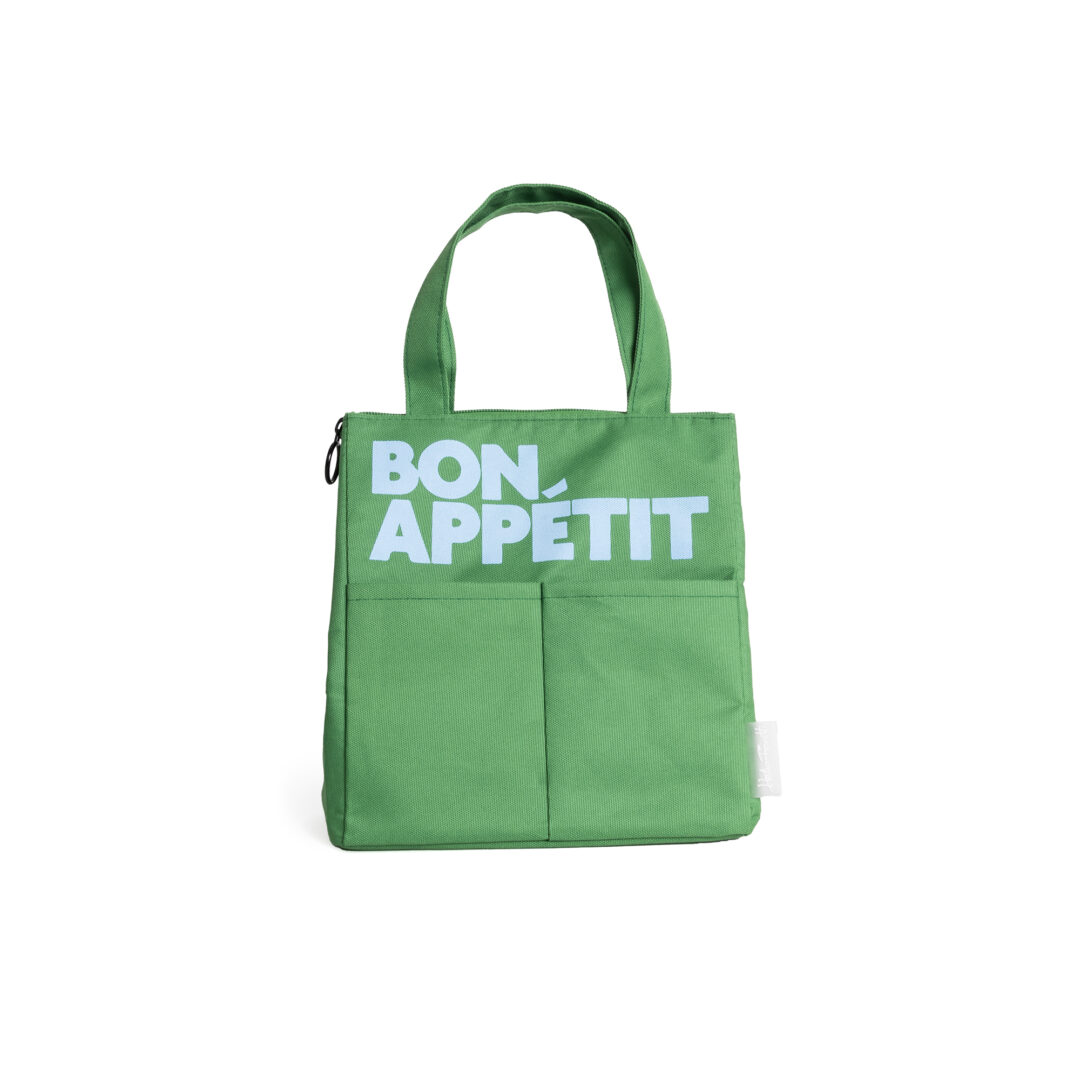 122708-1-l Sac Isotherme "Bon Appétit" – Vert Bouteille