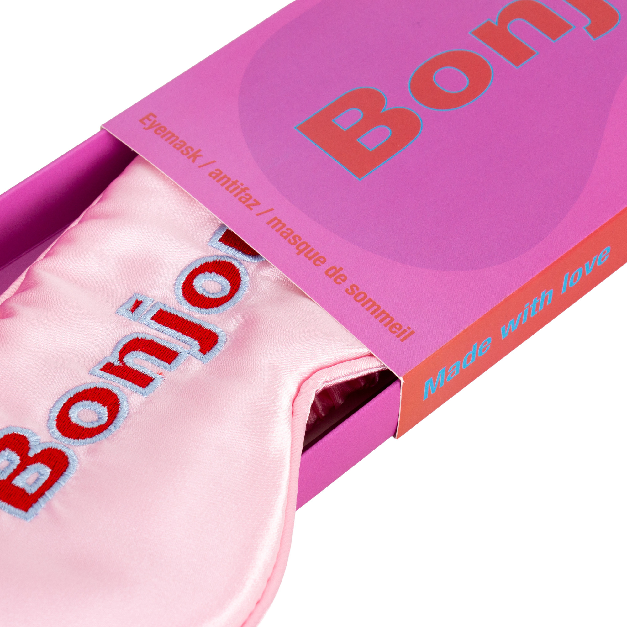 Masque de Nuit "Bonjour" – Rose – Image 4
