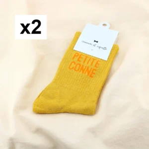 Chaussettes Pailletées "PETITE CONNE"