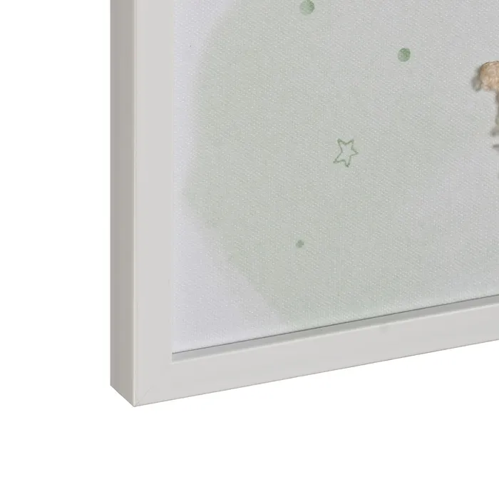 Tableau Enfant "Koala en Montgolfière" – Vert Sauge & Blanc – Image 2