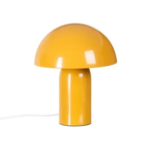 Luminaire de Table Vintage en Métal Orange – 24,5 cm