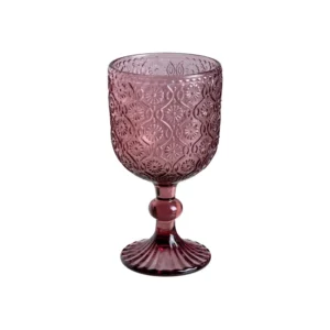Coupe décorative en cristal rose