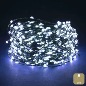 Guirlande 300 Micro-LED Blanc Froid – 15 m