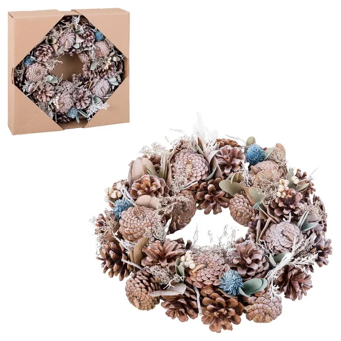 Couronne de Noël Hivernale – 30 cm