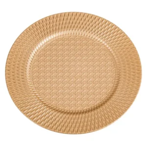 Sous-assiette décorative doré - Ø 33 cm