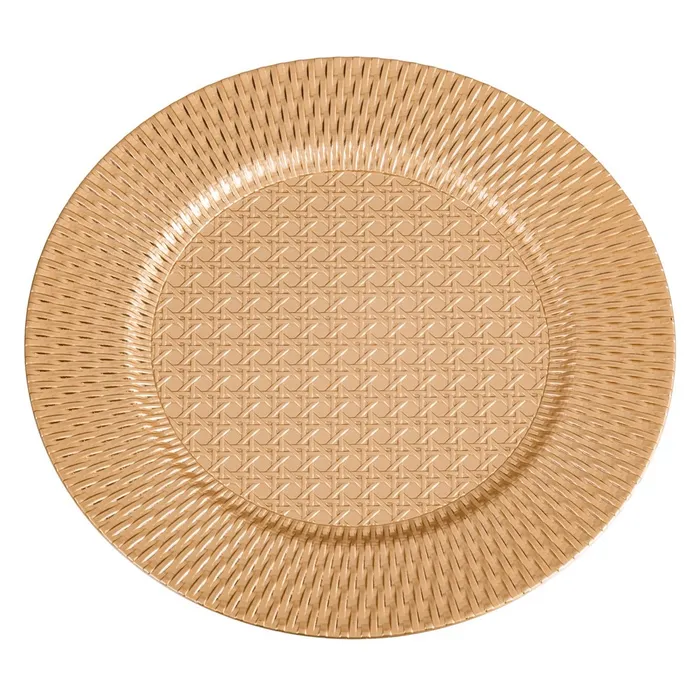 Sous-assiette décorative doré - Ø 33 cm