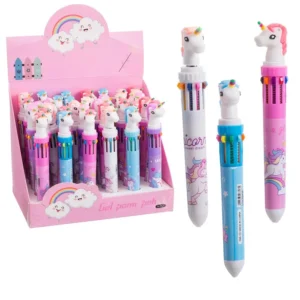 Stylo Bille Licorne Magique - 10 Couleurs