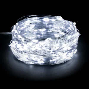 Guirlande 100 Micro-LED Blanc Pur - 9,90 m