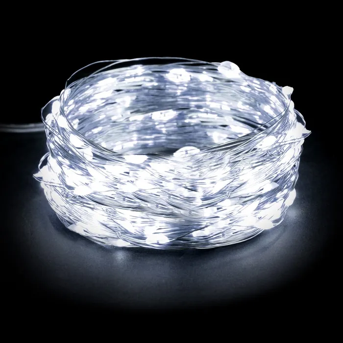 74569-01 Guirlande 100 Micro-LED Blanc Pur - 9,90 m
