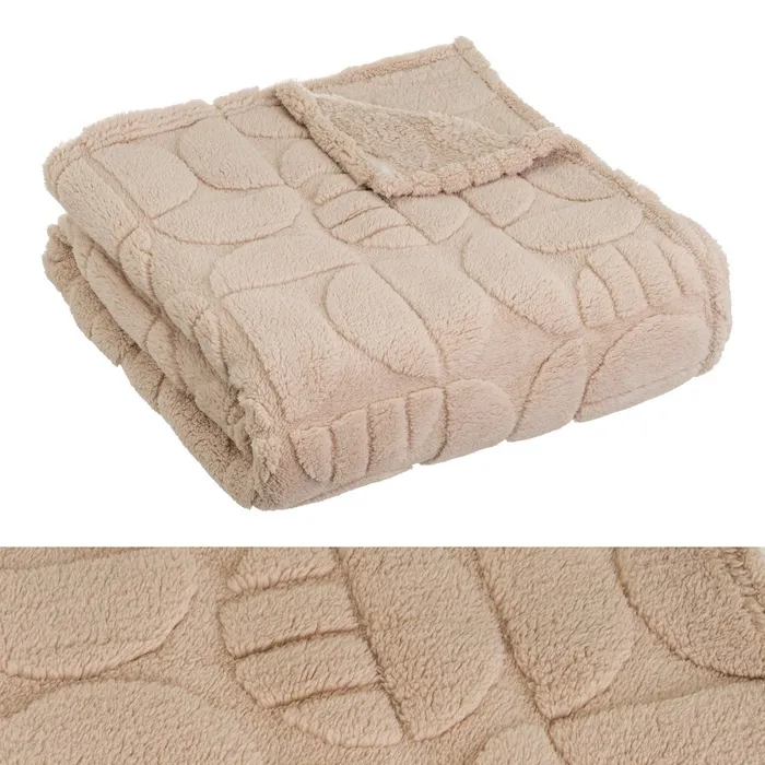 Plaid Sherpa Jacquard - Style beige