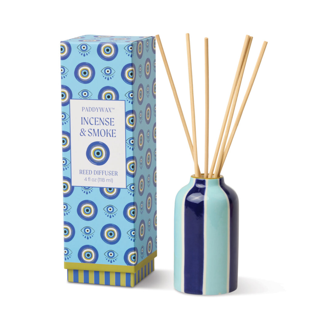 2025 PADDYWAX - SPRING 2026 Diffuseur Céramique 118ml "Œil" - Encens & Fumée