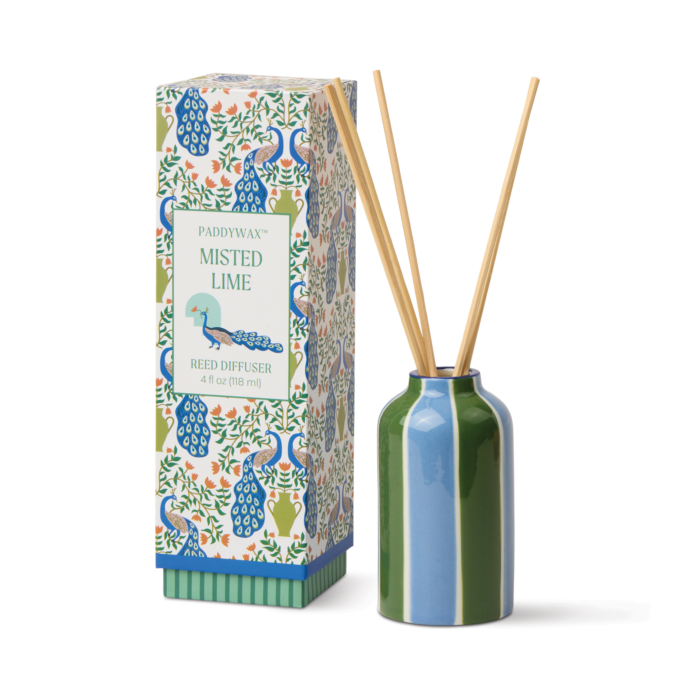 Diffuseur Céramique 118ml "Paon" - Citron Givré
