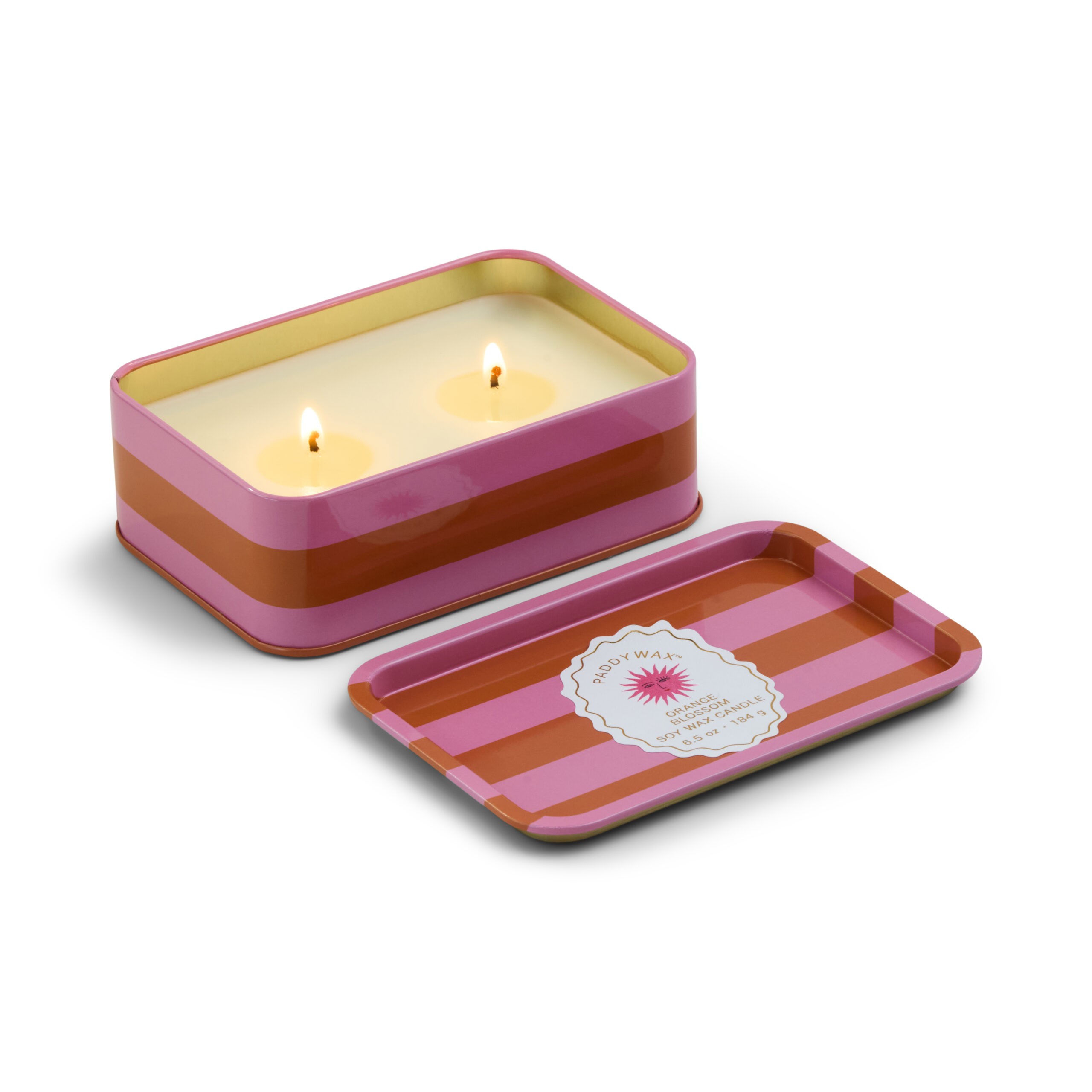Bougie Boîte Métal 184g "Soleil" - Fleur d'Oranger – Image 2