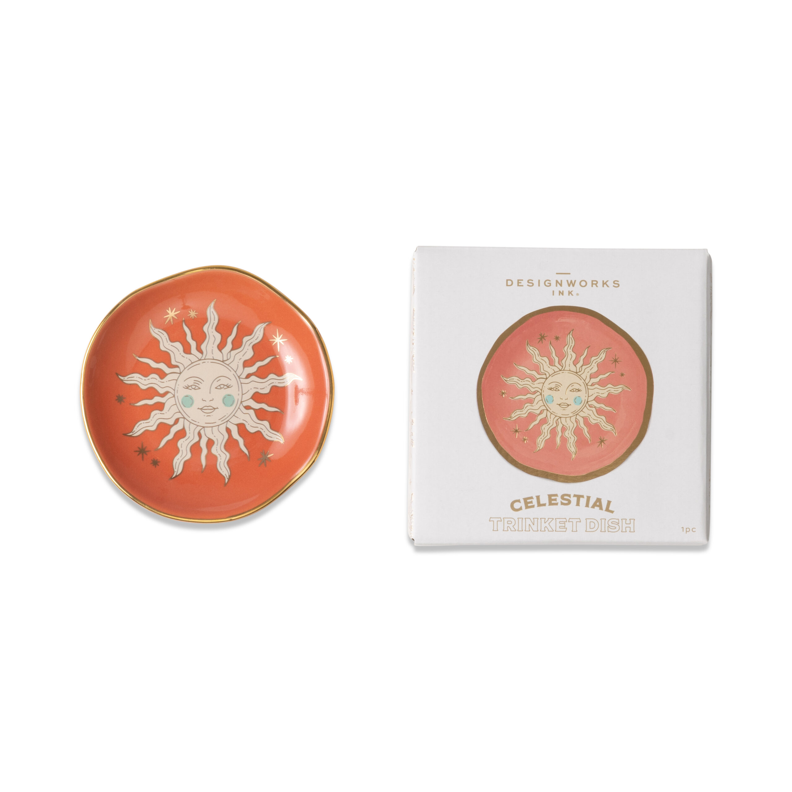 Coupelle à Bijoux en Céramique "Soleil Terracotta"
