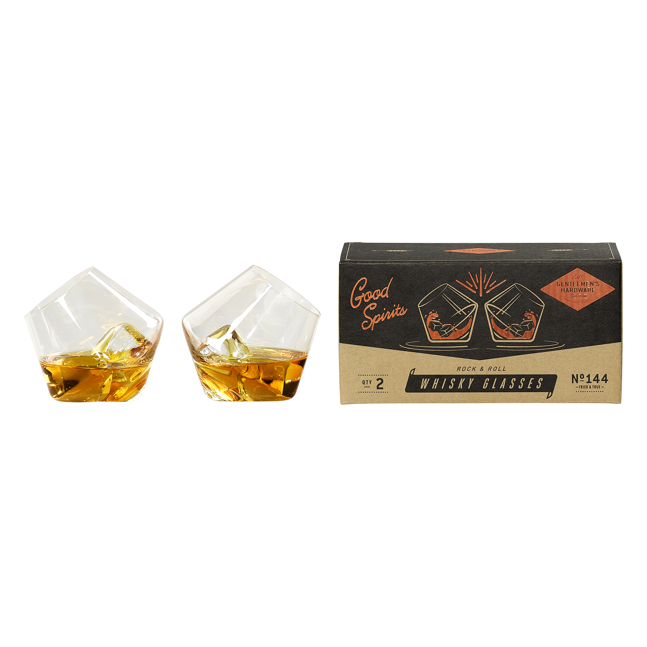 Set de 2 Verres à Whisky Basculants - Rocking Whisky Glasses – Image 3
