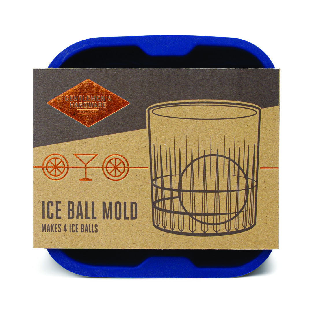 GEN803UK_1 Moule à Glaçons Sphériques "Ice Ball Mould" - Gentlemen's Hardware