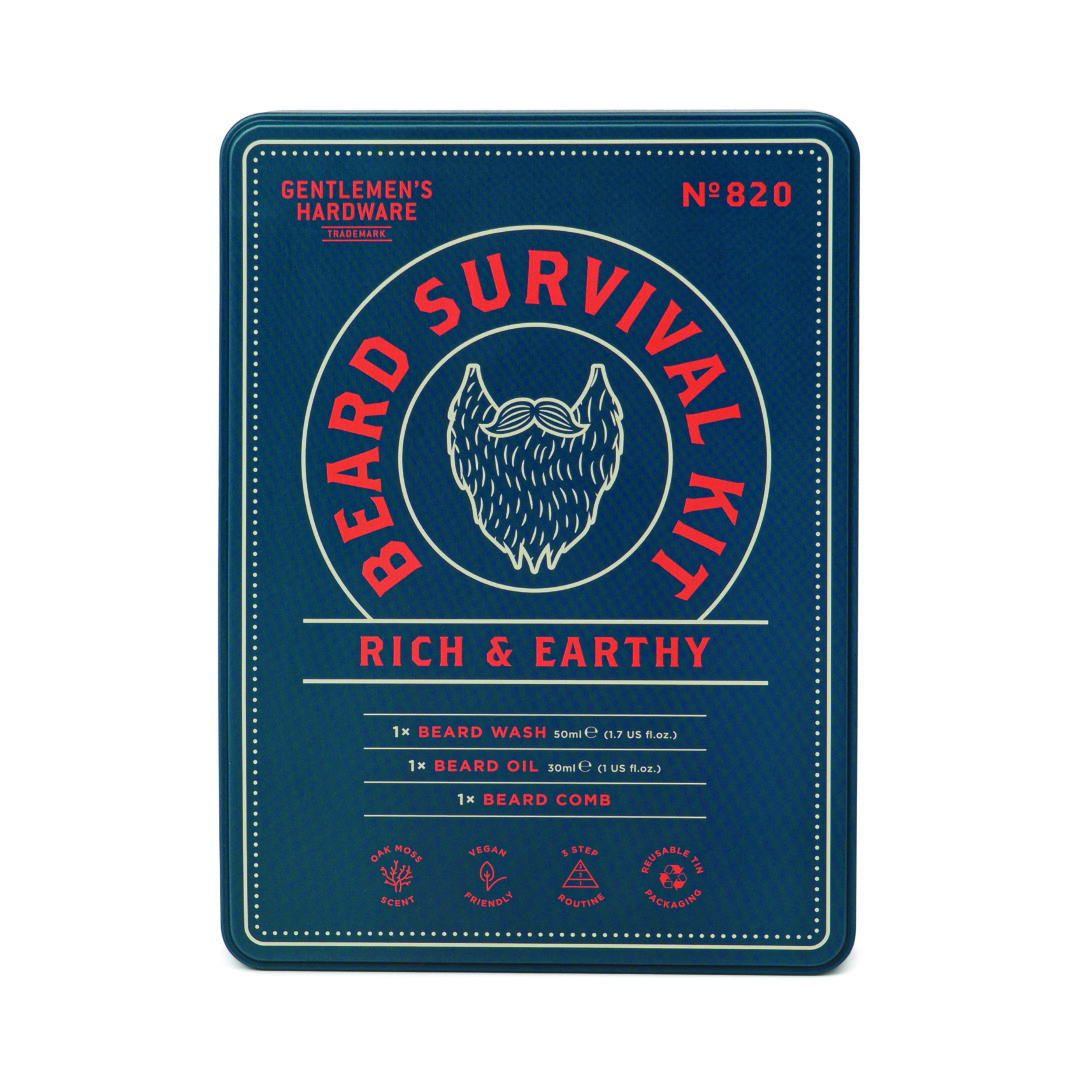 Kit d'Entretien pour Barbe "Beard Survival Kit"