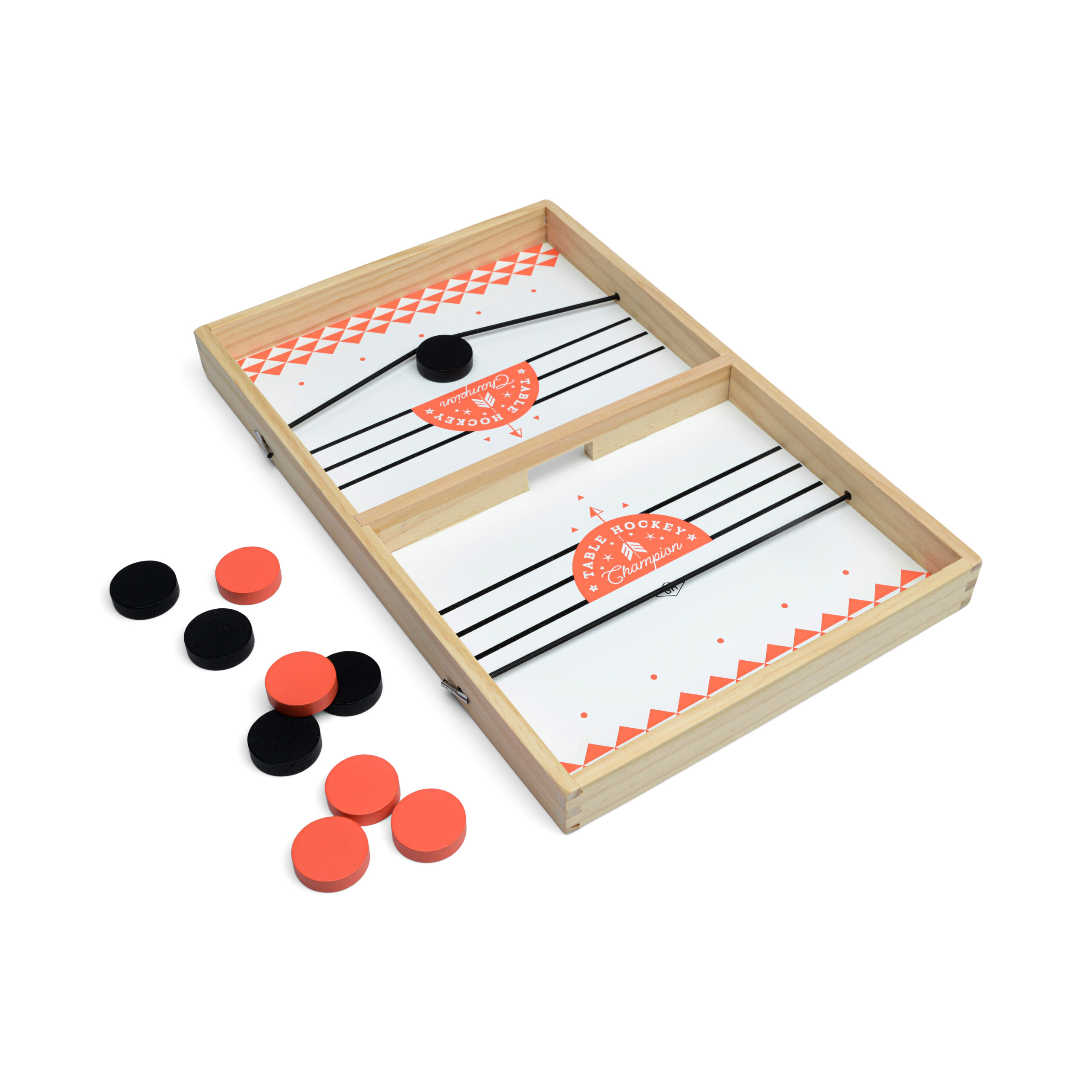 Jeu de Hockey de Table en Bois – Image 4