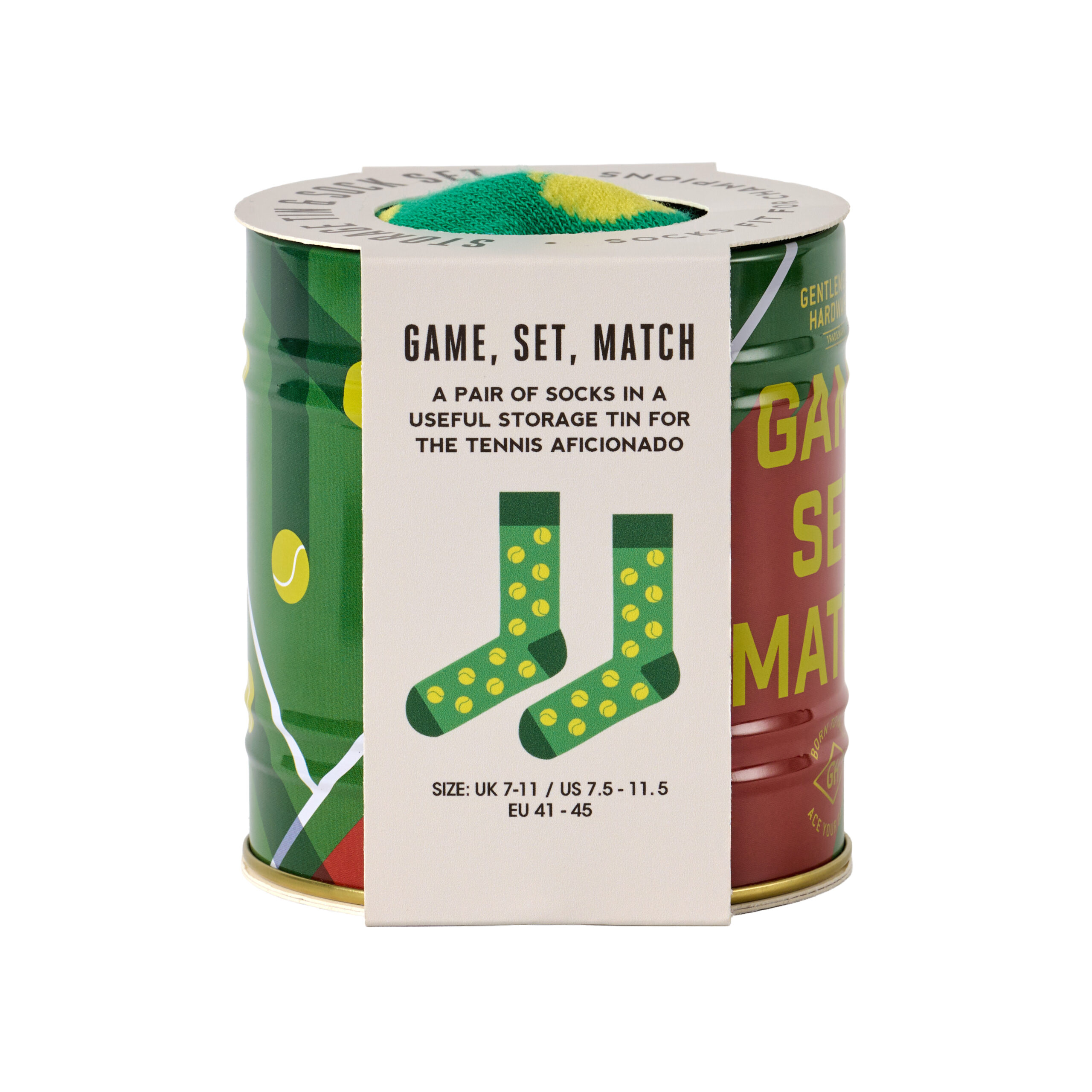 Coffret Chaussettes et Boîte de Rangement - Tennis