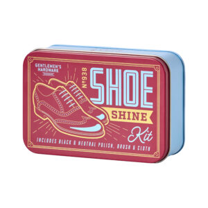 Kit de Cirage pour Chaussures en Boîte Métal - Gentlemen's Hardware