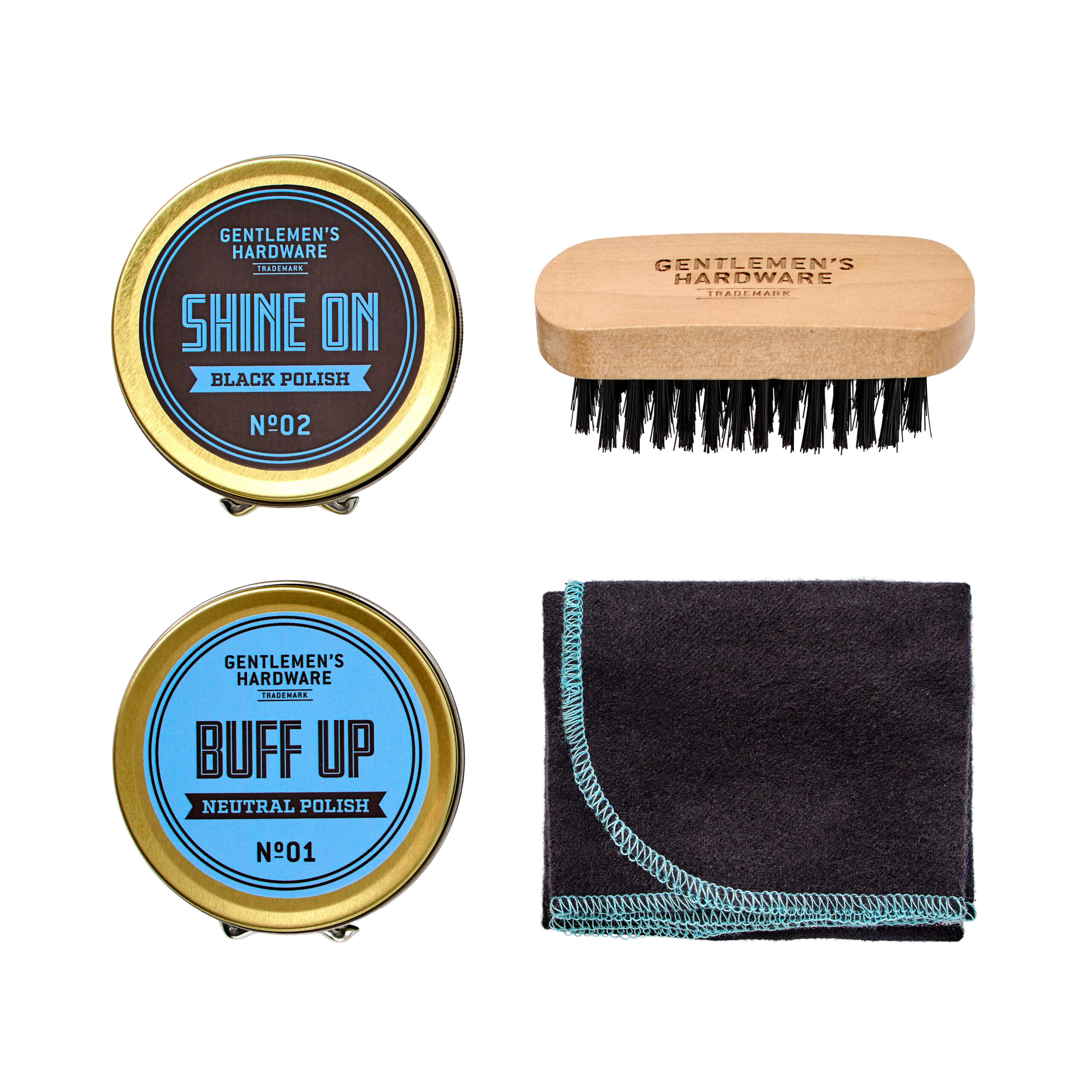 Kit de Cirage pour Chaussures en Boîte Métal - Gentlemen's Hardware – Image 3
