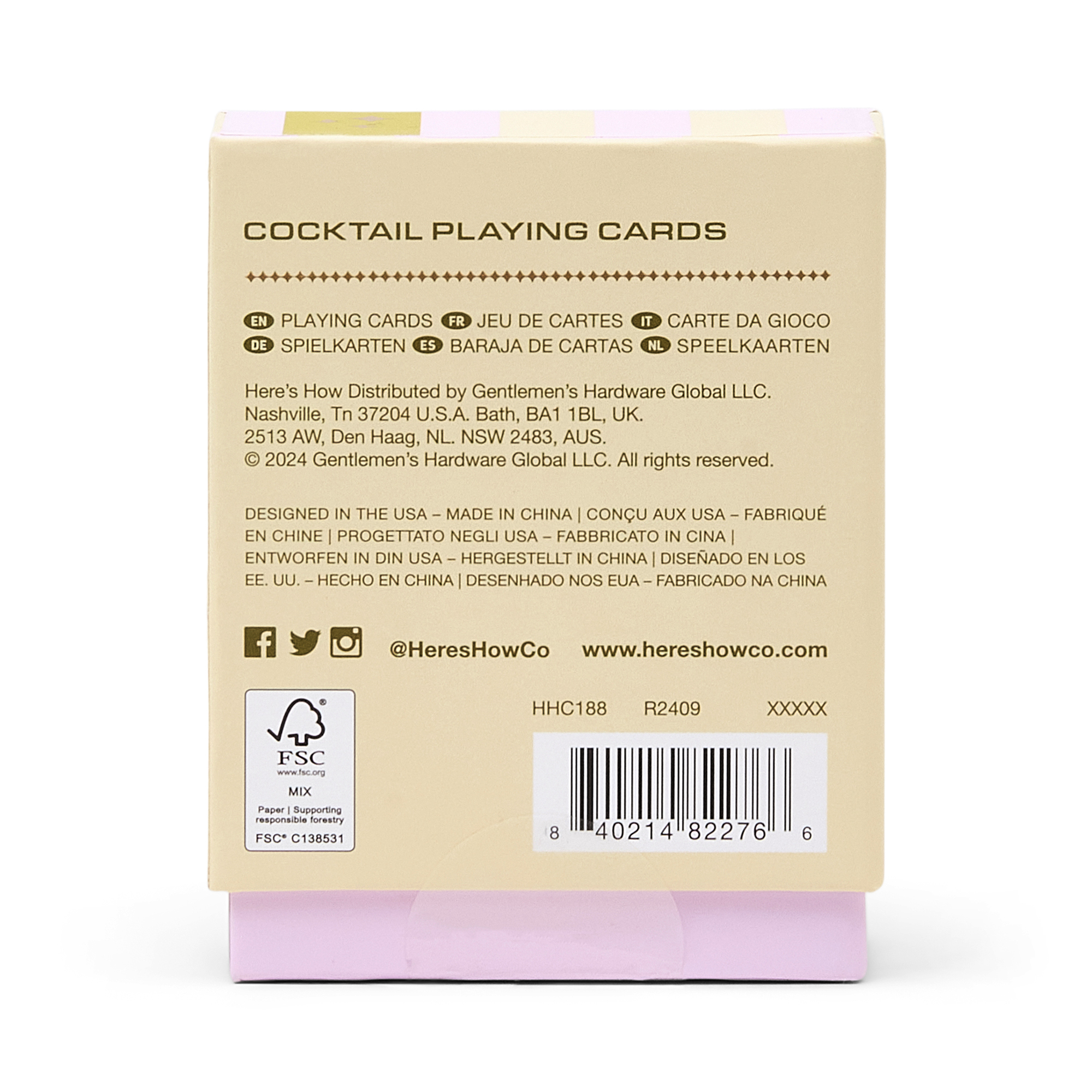 Cartes à Jouer "Cocktail" – Image 2