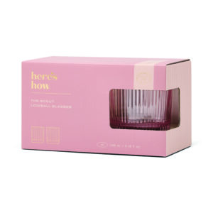 Verres Lowball "The Scout" - Lot de 2 - Rose Poudré (Blush)