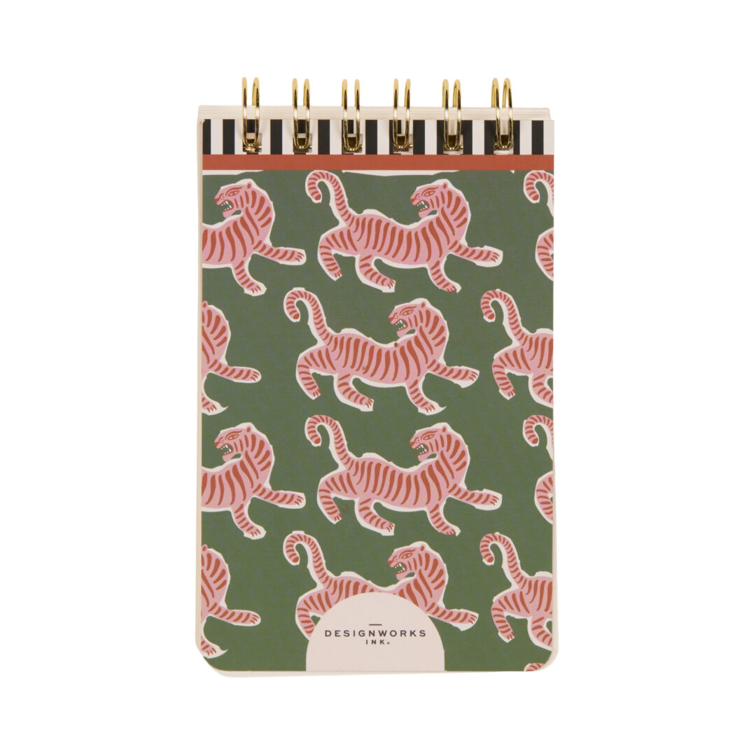 2024 DesignWorks Ink – SS ’25 Bloc-notes à Spirales "Tigre"