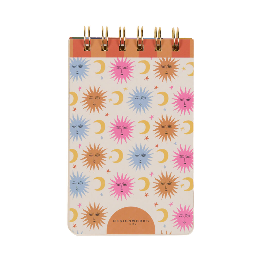 2024 DesignWorks Ink - SS '25 Bloc-notes à Spirales "Soleil"
