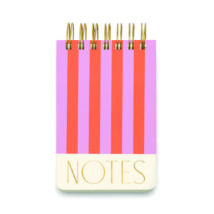Bloc-notes Épais à Spirales "Rayures"