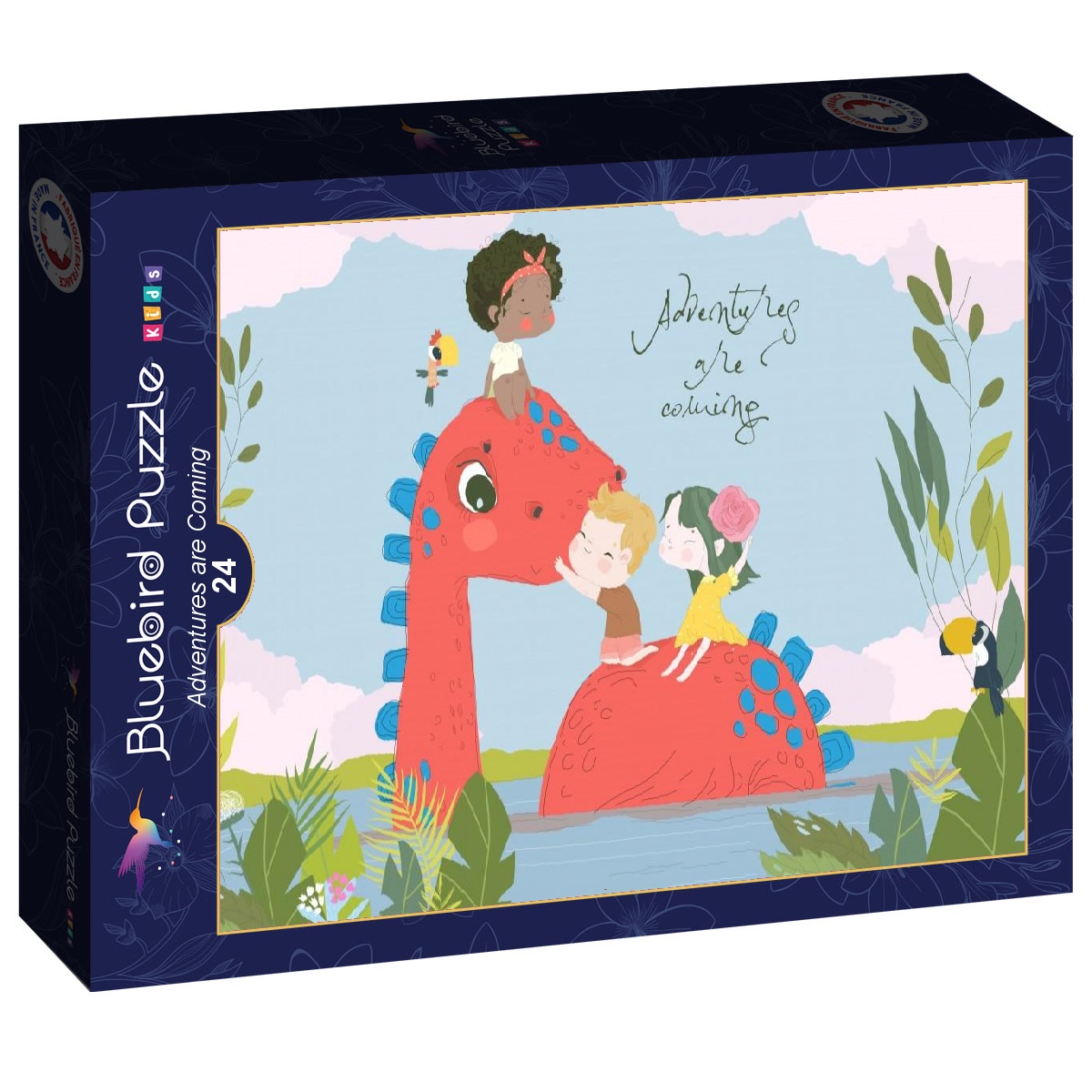 Puzzle (24 pièces) Adventures are Coming - Bluebird Puzzle
