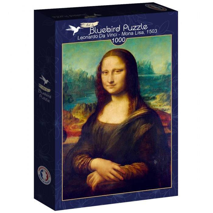 Puzzle (1000 pièces) Mona Lisa - Leonard De Vinci - Bluebird Puzzle