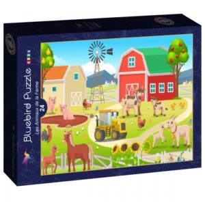 Puzzle (24 pièces) Les Animaux de la Ferme - Bluebird Puzzle