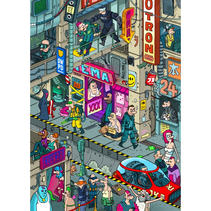Puzzle (500 pièces) Cyberpunk - Grafika – Image 2
