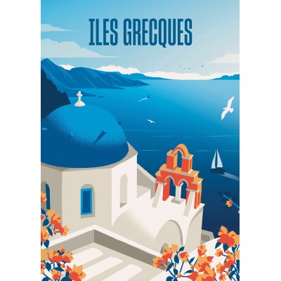 Puzzle (500 pièces) Évasion Îles Grecques - Hachette – Image 2