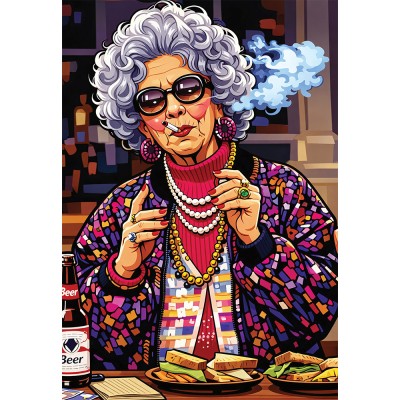 Puzzle (1000 pièces) Grand-Mère Yetta - Marie-Chantal – Image 2