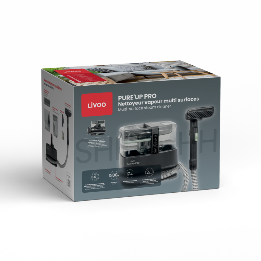 Nettoyeur Vapeur Multi-surfaces PURE'UP PRO - 1800W – Image 6