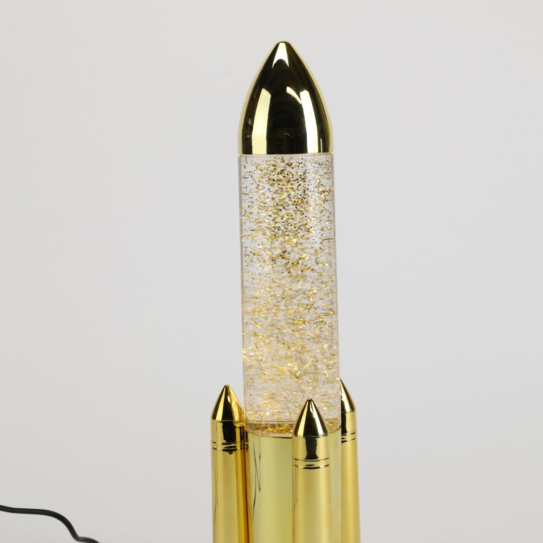 290A1471 Lampe Paillettes "Falcon" Dorée – 33 cm