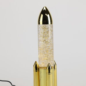 Lampe Paillettes "Falcon" Dorée – 33 cm