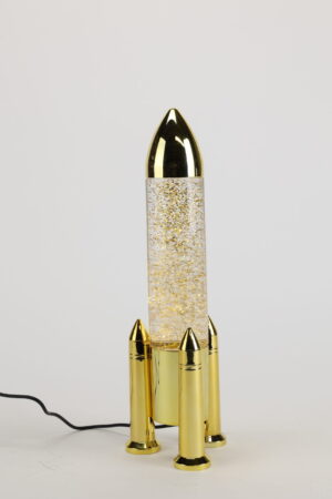 Lampe Paillettes "Falcon" Dorée – 33 cm