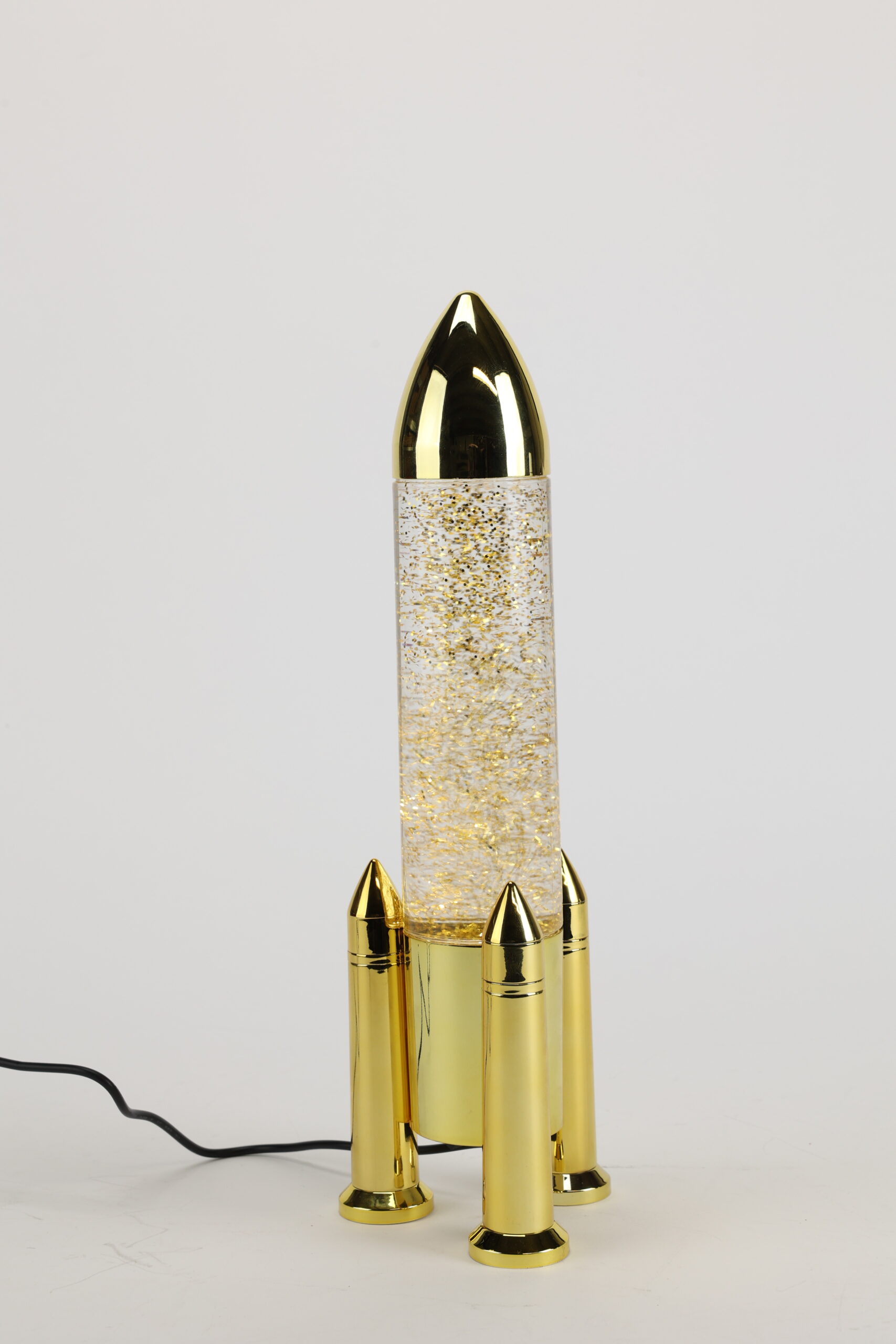 Lampe Paillettes "Falcon" Dorée – 33 cm