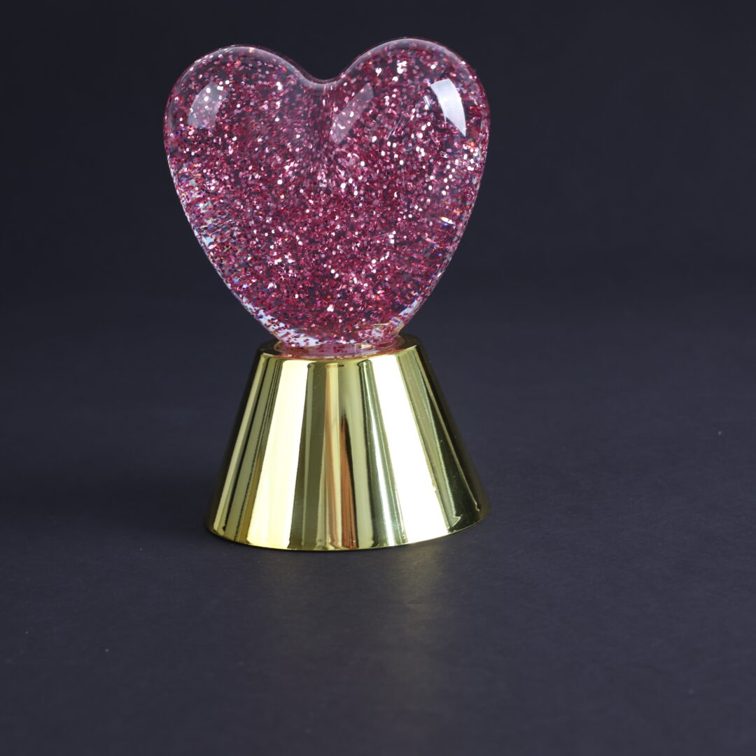 290A7345 Lampe à Paillettes "Dua" Coeur – 16,5 cm